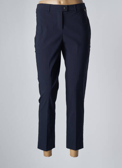 Pantalon 7/8 stretch taille normale bleu TWINSET femme
