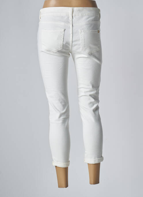 Jeans coupe slim blanc MANILA GRACE pour femme