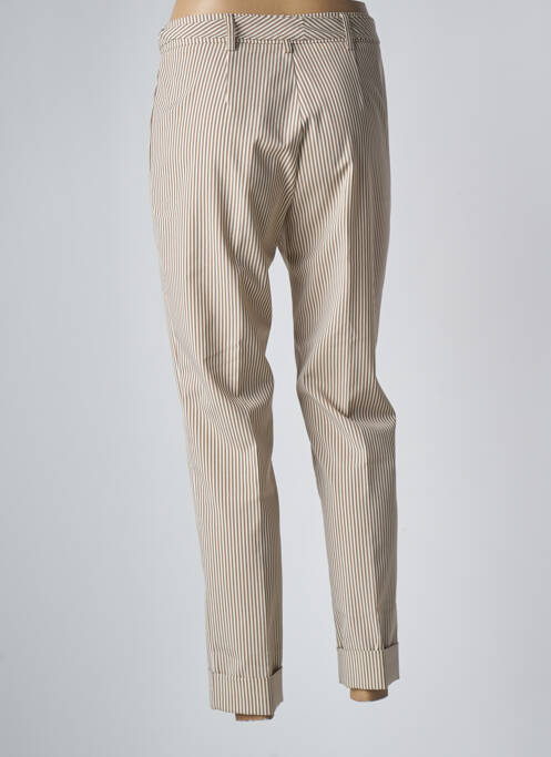 Pantalon 7/8 marron MANILA GRACE pour femme