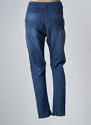 Jeans coupe droite stretch taille normale bleu MANILA GRACE femme
