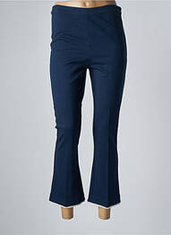 Pantalon 7/8 taille haute taille haute bleu TWINSET femme