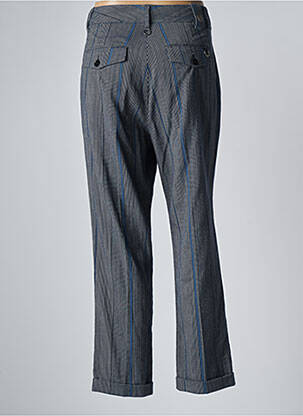 Pantalon 7/8 taille haute taille haute bleu HIGH femme