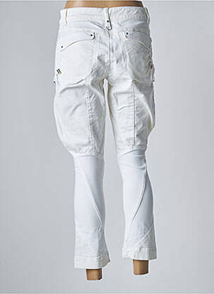 Pantalon 7/8 taille haute taille haute beige HIGH femme