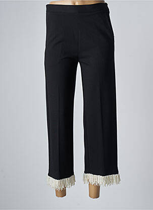 Pantalon 7/8 taille haute taille haute noir TWINSET femme