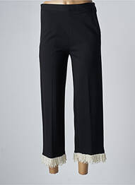 Pantalon 7/8 taille haute taille haute noir TWINSET femme