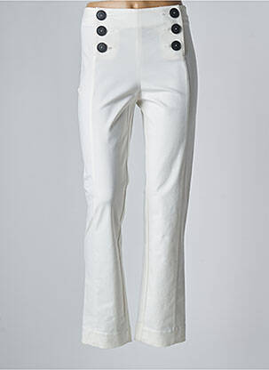Pantalon 7/8 beige BLEU BLANC ROUGE pour femme