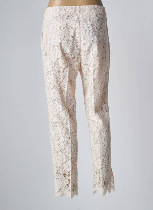 Pantalon 7/8 coupe chino taille normale rose TWINSET femme