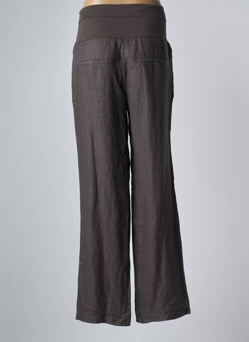 Pantalon droit marron MANILA GRACE pour femme