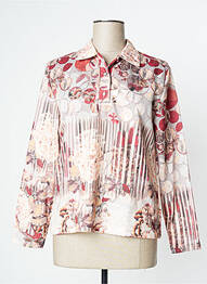 Polo manches longues manches longues beige GRIFFON femme