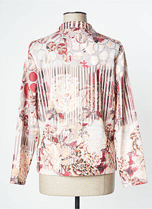 Polo stretch manches longues beige GRIFFON femme