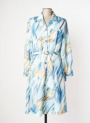 Robe mi-longue bleu JSW PARIS pour femme