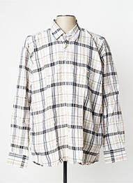 Chemise manches longues manches longues beige EASYLINE homme