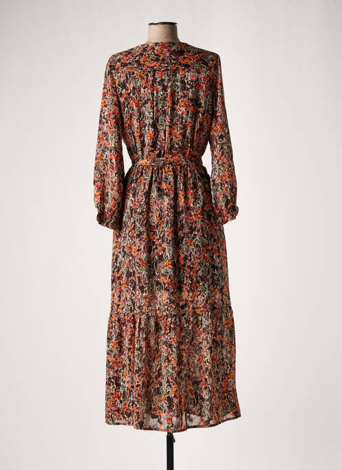 Robe longue marron LILI & LALA pour femme