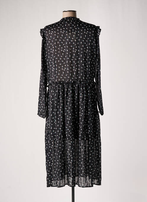 Robe mi-longue noir CHERRY PARIS pour femme