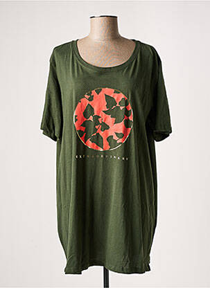 Robe courte vert ONLY CARMAKOMA pour femme