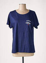 T-shirt bleu B&C pour femme seconde vue