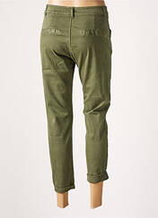 Pantalon 7/8 vert MADE IN ITALY pour femme seconde vue
