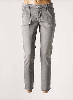Jeans coupe slim gris KANOPE pour femme