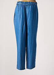 Pantalon droit bleu LUIZACCO pour femme seconde vue