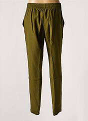 Pantalon droit vert AKOZ pour femme seconde vue