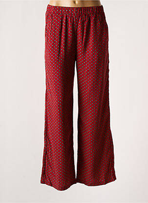 Pantalon large rouge DAPHNEA pour femme