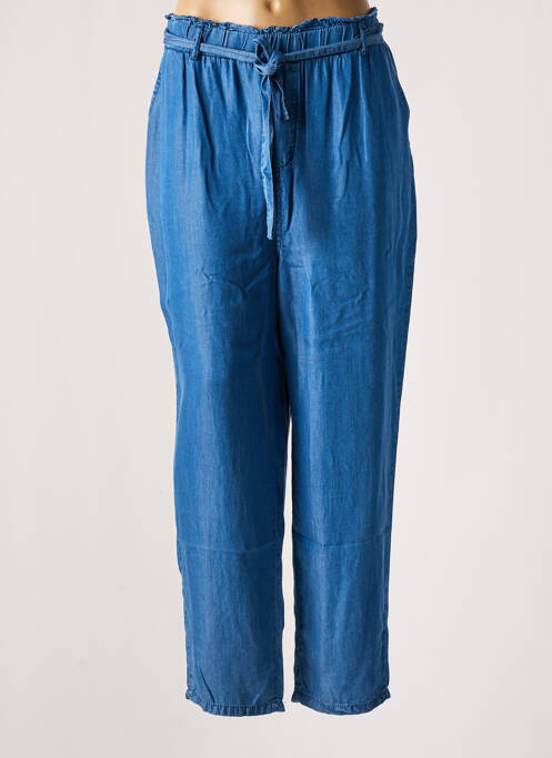 Pantalon droit bleu LUIZACCO pour femme