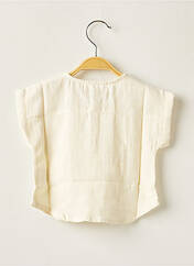 T-shirt beige LA PETITE COLLECTION pour enfant seconde vue