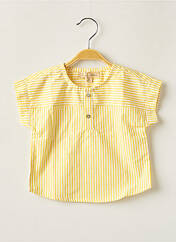 T-shirt jaune LA PETITE COLLECTION pour enfant seconde vue