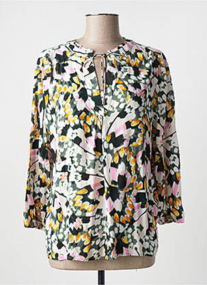 Blouse imprimé fantaisie manches longues vert STREET ONE femme