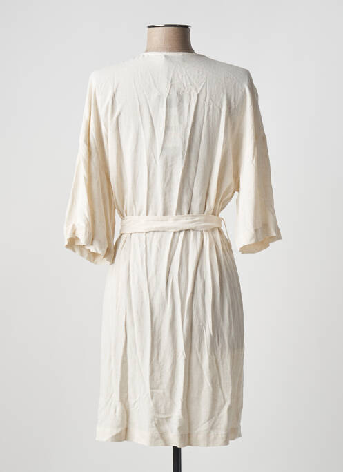 Robe mi-longue beige YEST pour femme