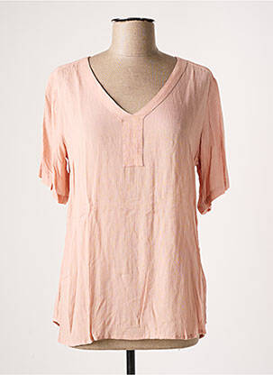Blouse manches courtes manches courtes rose KAFFE femme