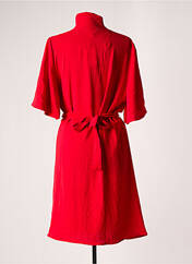 Robe mi-longue rouge JULIE GUERLANDE pour femme seconde vue