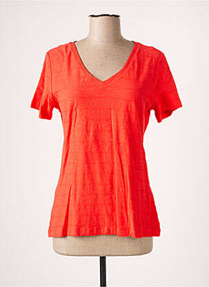 T-shirt orange LILY & ME pour femme