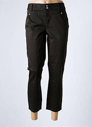 Pantalon 7/8 stretch taille normale vert STREET ONE femme
