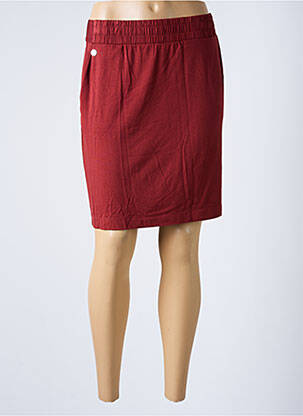 Jupe mi-longue stretch marron STREET ONE femme