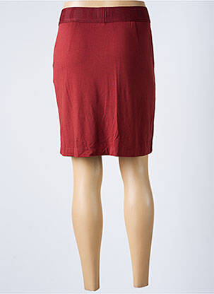 Jupe mi-longue stretch marron STREET ONE femme