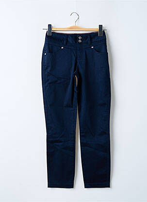 Pantalon slim stretch taille normale bleu STREET ONE femme