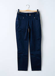 Pantalon slim broderie rivets taille normale bleu STREET ONE femme
