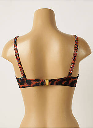 Haut de maillot de bain stretch haut soutien-gorge emboitant marron MARIE JO femme