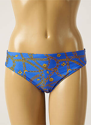 Bas de maillot de bain imprimé fantaisie culotte bleu PRIMADONNA femme