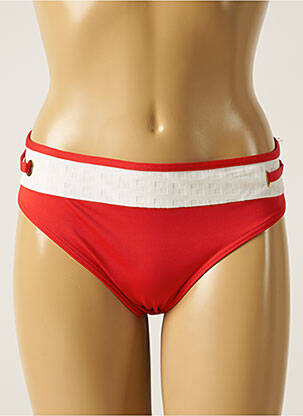 Bas de maillot de bain tissage satiné culotte rouge PRIMA DONNA femme