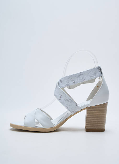 Sandales/Nu pieds blanc NERO GIARDINI pour femme