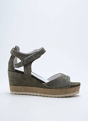Sandales/Nu pieds vert REGARD pour femme