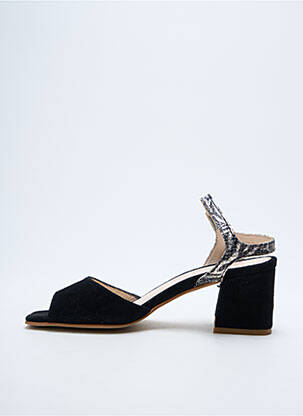 Sandales/nu pieds fermeture boucle(s) talon de 4 à 6cm noir ROSEMETAL femme