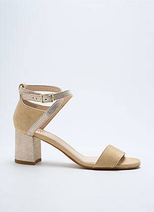 Sandales/Nu pieds beige ROSEMETAL pour femme