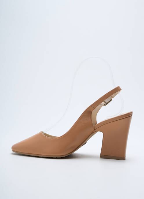 Escarpins fermeture boucle(s) talon de 7 à 9cm beige LODI femme