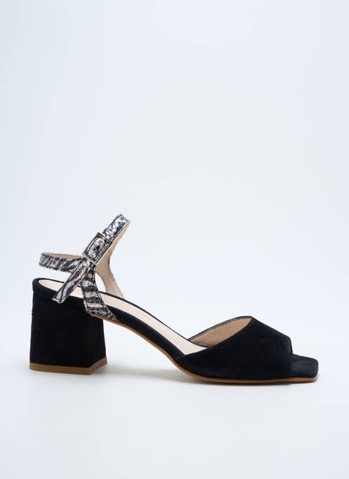 Sandales/Nu pieds noir ROSEMETAL pour femme
