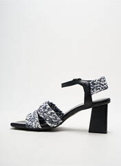 Sandales/Nu pieds noir FRANK pour femme seconde vue