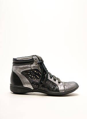 Bottines/boots talon bas talon plat jusqu'à 3cm noir FUGITIVE BY FRANCESCO ROSSI femme