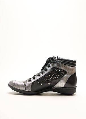 Bottines/boots talon bas talon plat jusqu'à 3cm noir FUGITIVE BY FRANCESCO ROSSI femme